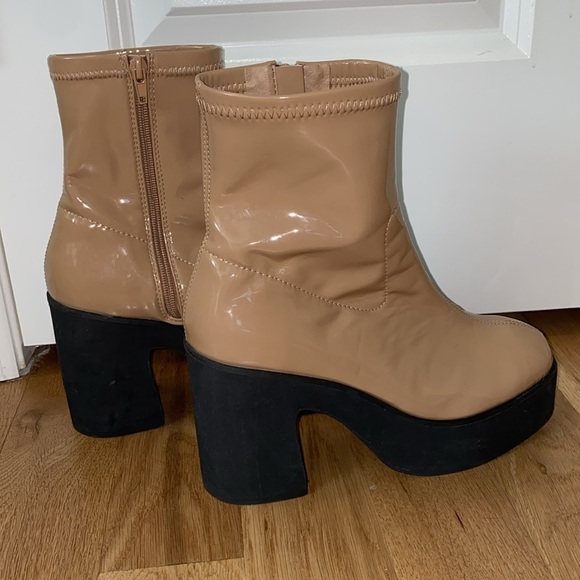 Princess Polly Women's Tan Boots size 9 - Picture 7 of 8